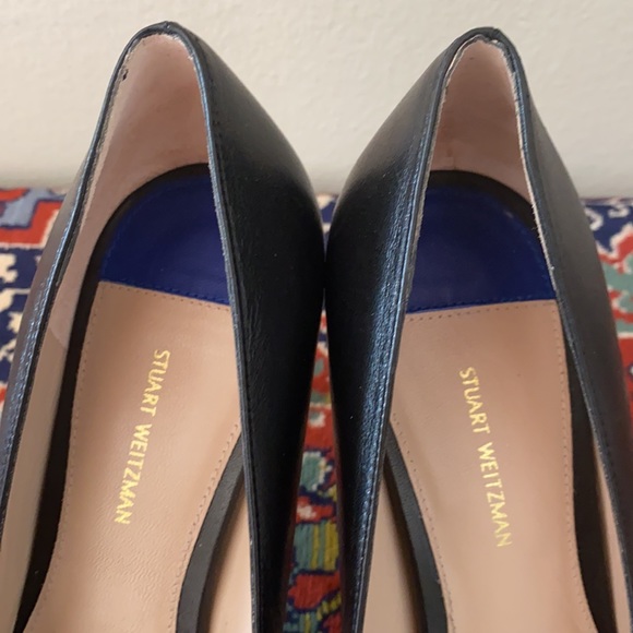 Stewart Wiseman The Beatrix Pump In Black Leather - Picture 5 of 15